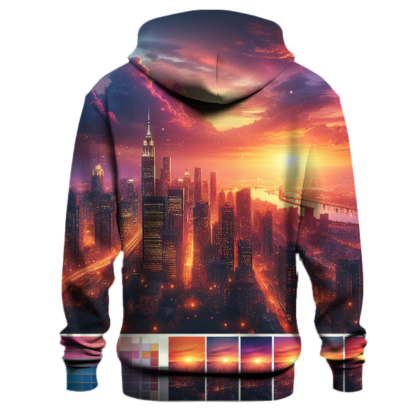 Artistic City Skyline Hoodie