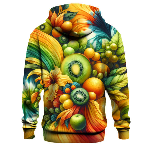 Tropical Fruit Burst Hoodie