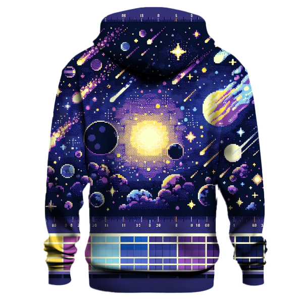 Pixelated Galaxy Quest Hoodie