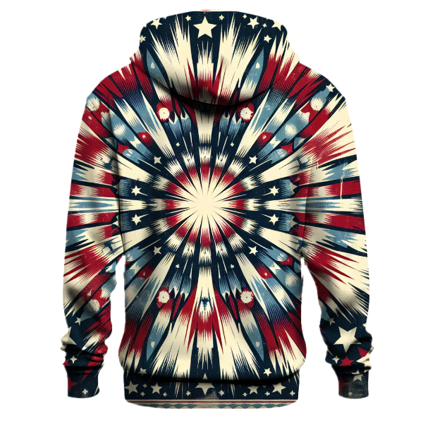 Vintage Americana Burst Hoodie