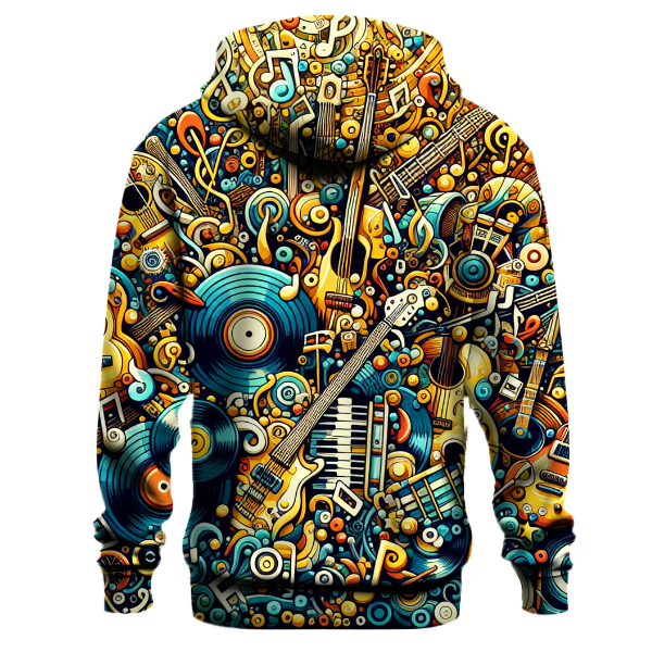 Vintage Retro Music Vibes Hoodie