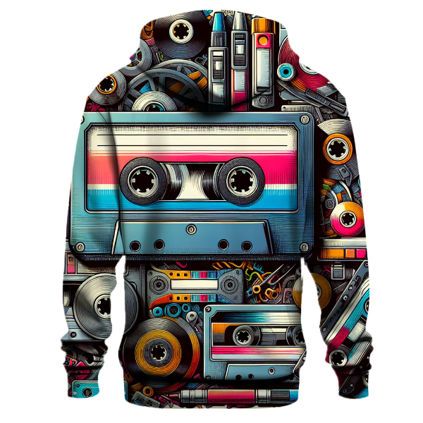 Retro Cassette Wave Hoodie