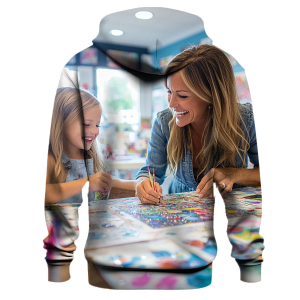 A Day of Creativity Crafting Together Hoodie