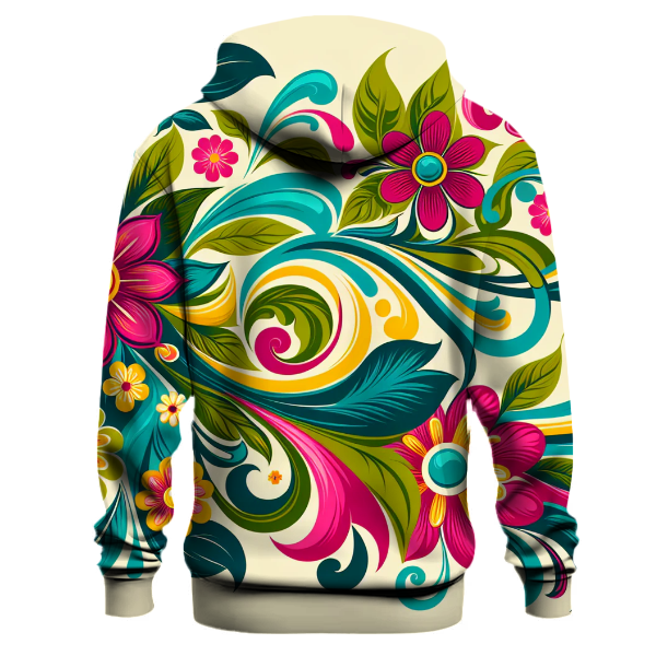 Groovy Floral Garden Hoodie