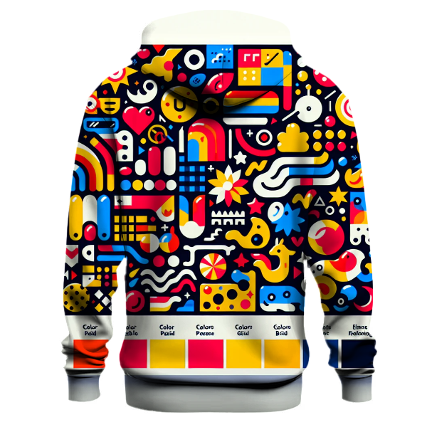 Vibrant Retro Splash Hoodie