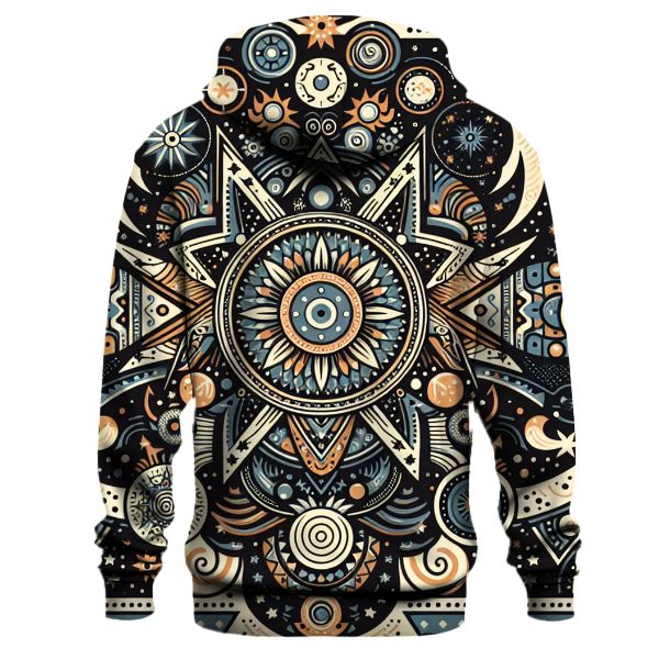 Cosmic Tribal Fusion Hoodie