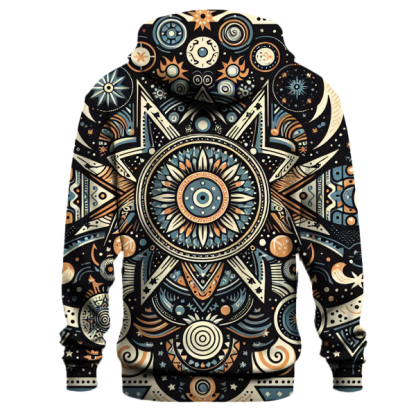 Cosmic Tribal Fusion Hoodie