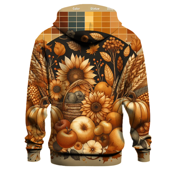 Vibrant Harvest Fields Hoodie