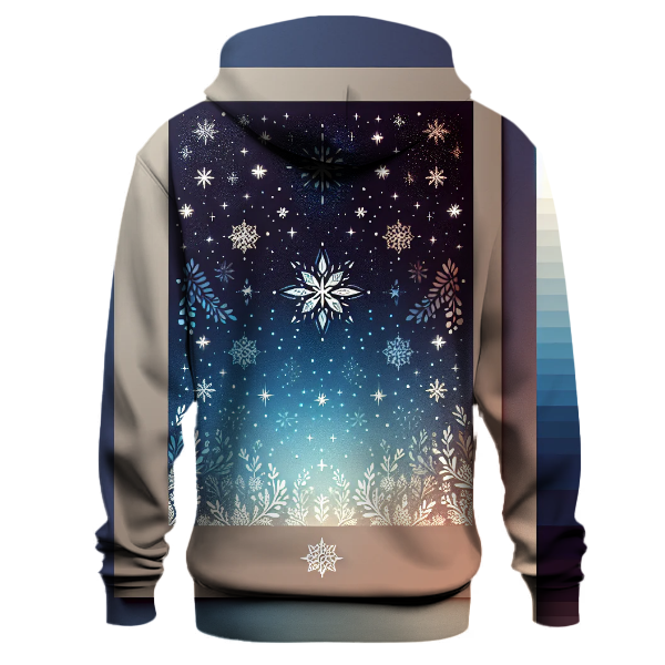Luminous Winter Night Hoodie