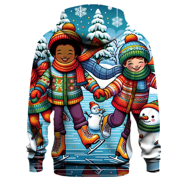 Winter Wonderland Skating Party Hoodie