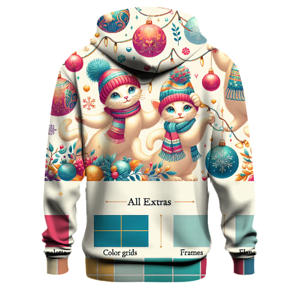 Festive Felines Holiday Party Hoodie