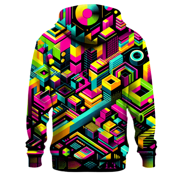 Electric Retro Graphics Hoodie