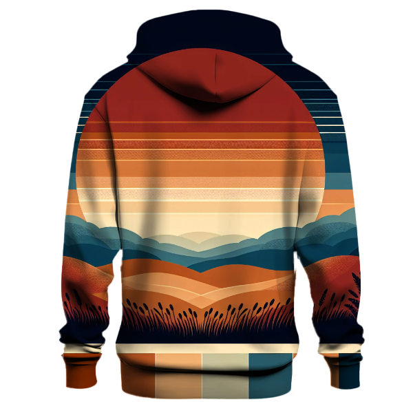 Rustic Horizon Sunset Hoodie