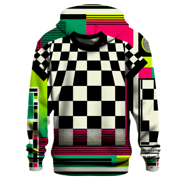 Rad Retro Checkerboard Hoodie