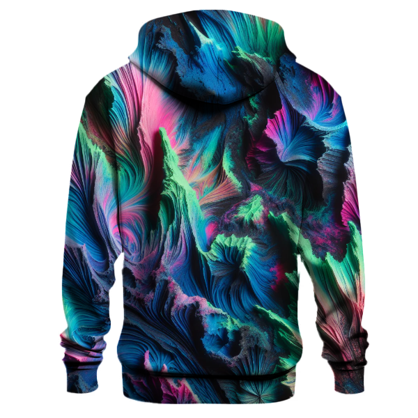 Neon Jungle Tie-dye Design Hoodie