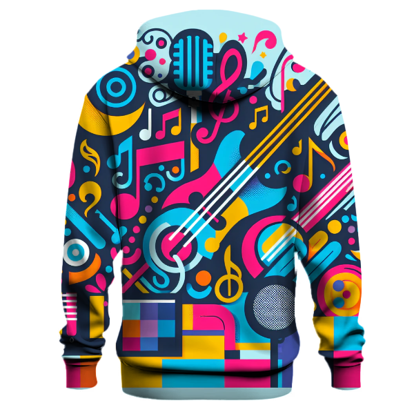 Funky Music Notes Celebration Hoodie
