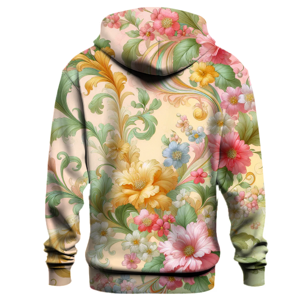 Garden Blooms Tie-dye Design Hoodie