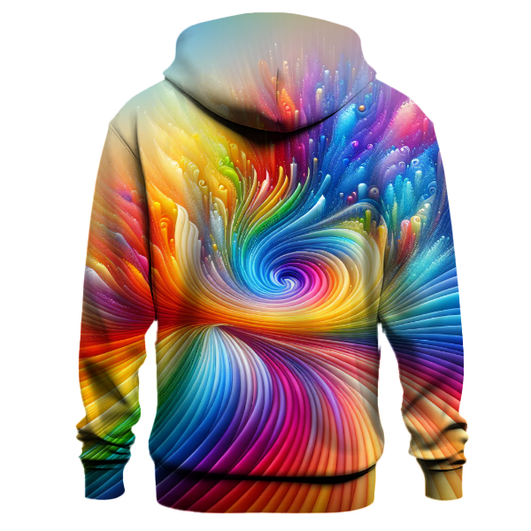 Prismatic Rainbow Gradient Hoodie
