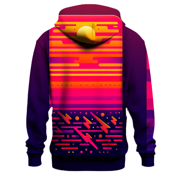 Electric Summer Sunset Hoodie