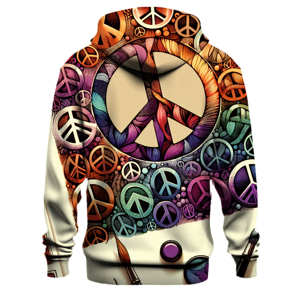 Peace Signs Hoodie