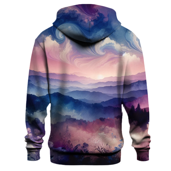 Dusk Dreamscape Tie-dye Design Hoodie