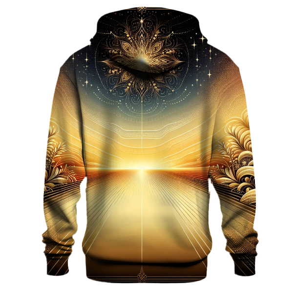 Golden Twilight Gradient Hoodie
