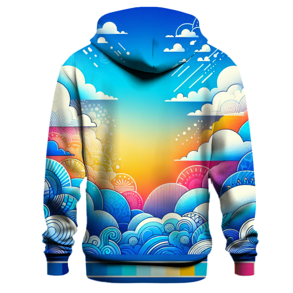 Crystal Blue Sky Hoodie