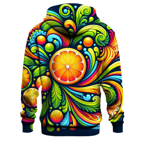 Neon Citrus Surge Hoodie