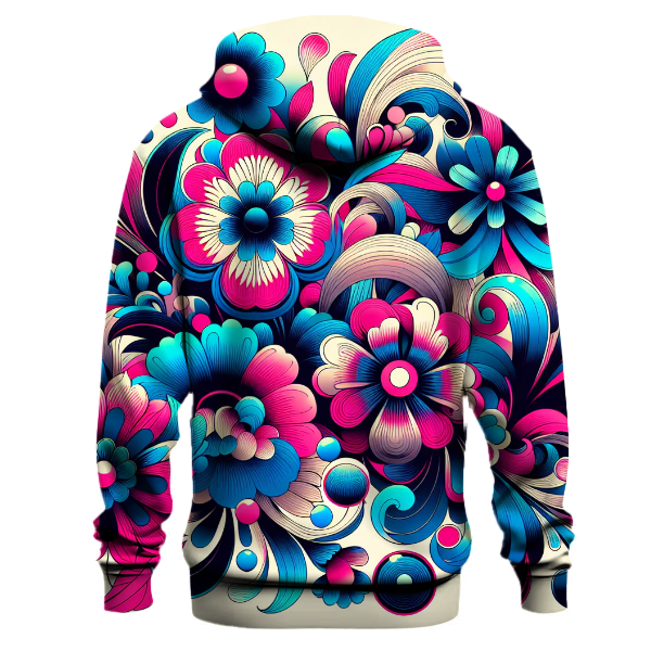 Electric Flower Symphony Hoodie