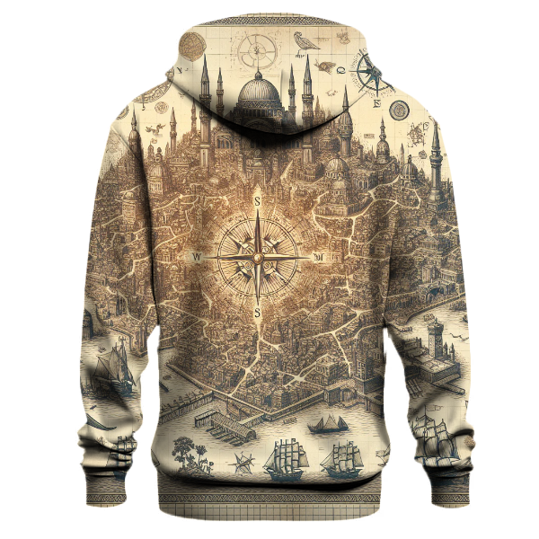 Retro Adventure Maps Hoodie