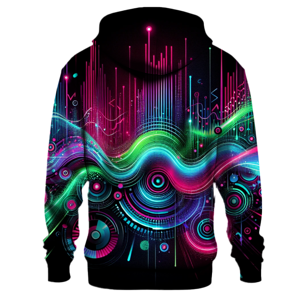 Electric Techno Pulse Hoodie