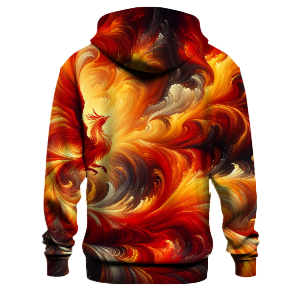 Fiery Phoenix Flight Hoodie