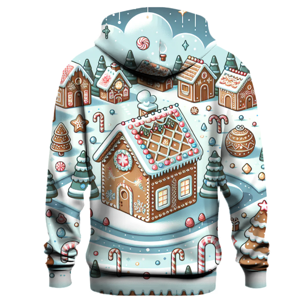 Winter Wonderland Gingerbread Village Hoodie