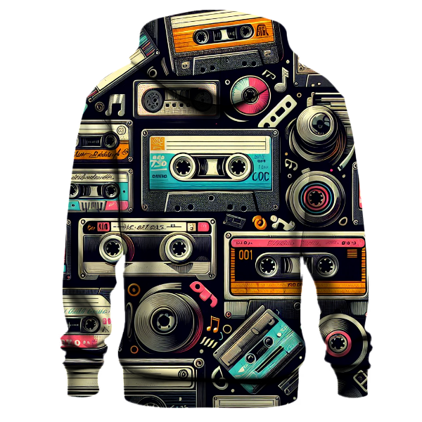 Retro Cassette Mix Hoodie