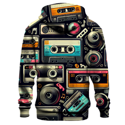 Retro Cassette Mix Hoodie