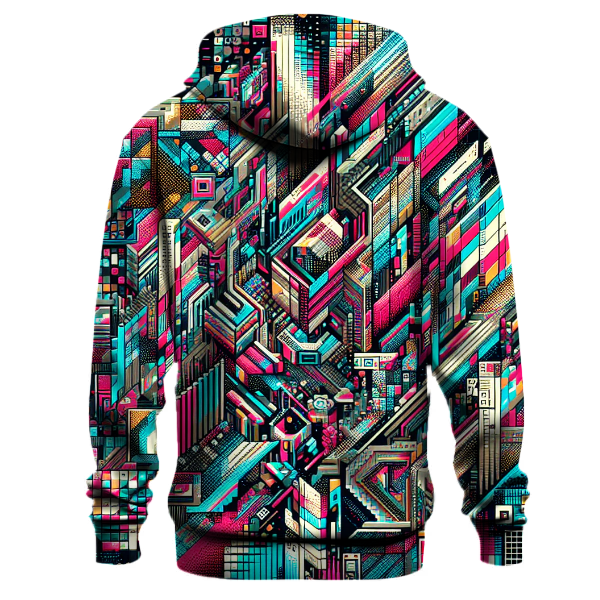 Glitch Art Fusion Hoodie