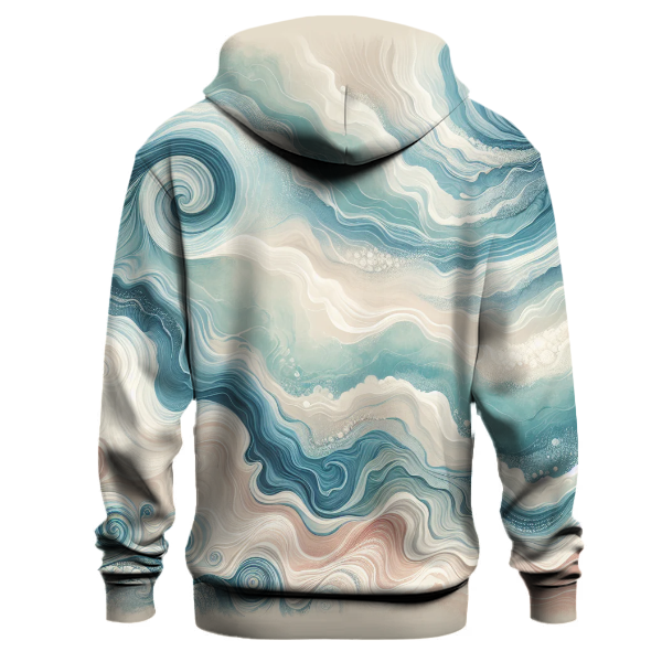 Oceanic Calm Tie-Dye Hoodie