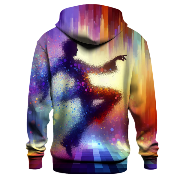 Groovy Disco Dancer Silhouette Hoodie