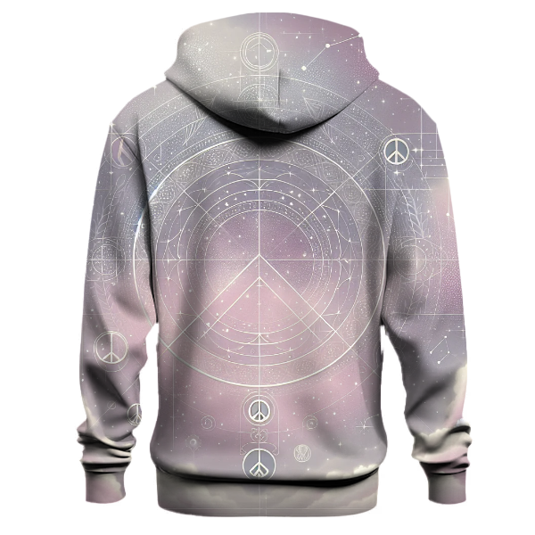 Celestial Peace Signs Hoodie