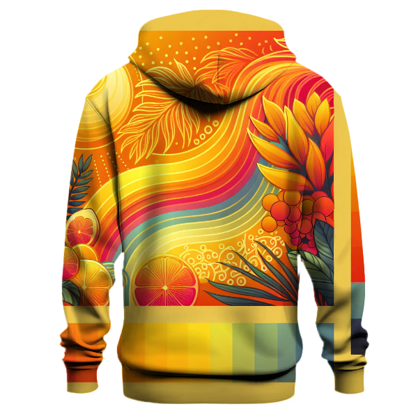Radiant Citrus Gradient Hoodie