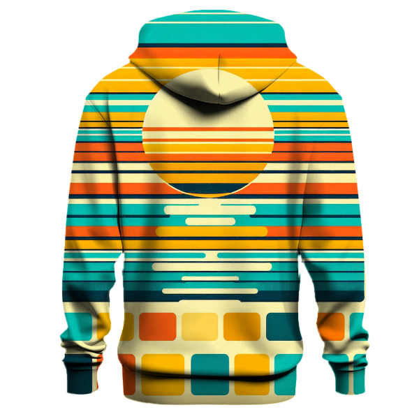 Sunshine Retro Stripes Hoodie