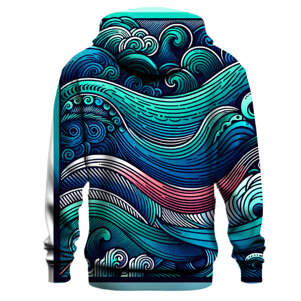 Oceanic Tidal Waves Hoodie