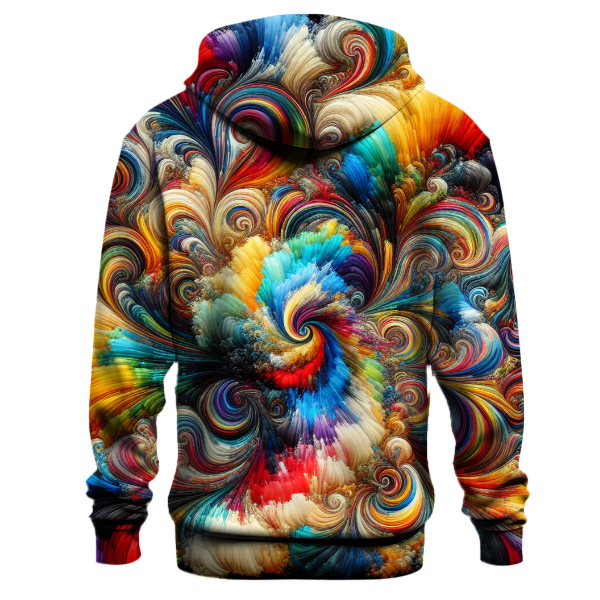 Rainbow Splash Tie-Dye Hoodie