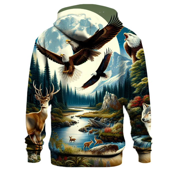Majestic Wildlife Encounters Hoodie