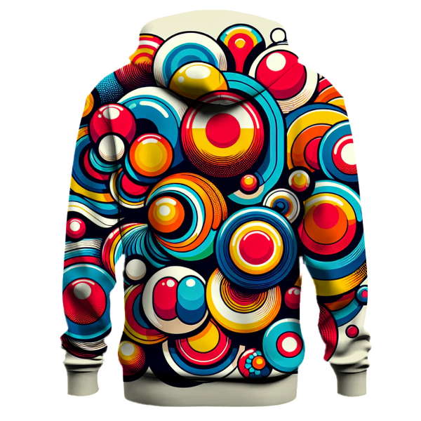 Groovy Retro Circles Hoodie