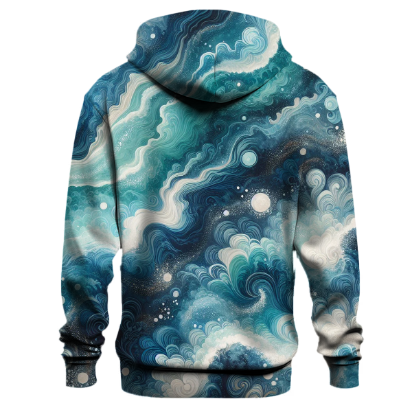 Mystical Ocean Tie-dye Design Hoodie