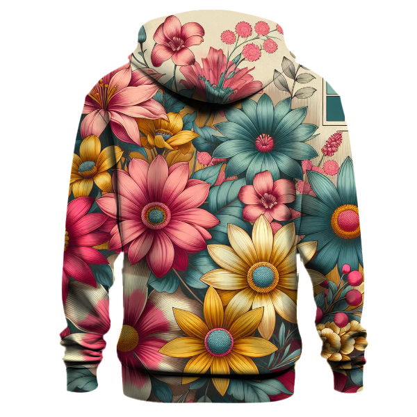 Vintage Floral Retro Hoodie