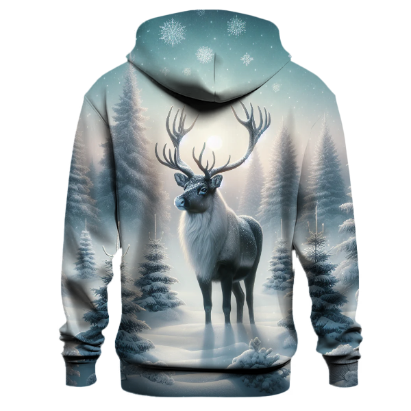 Reindeer in the Snow Hoodie