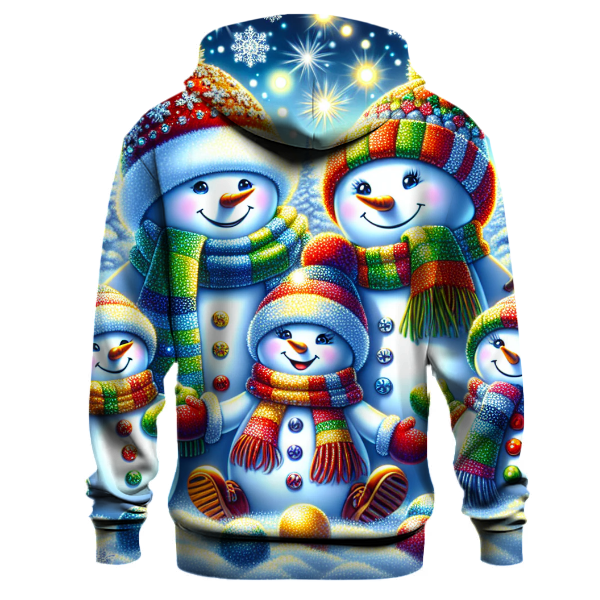 Snowman Family Fun Hoodie