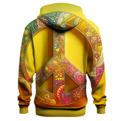 Sunshine Peace Sign Hoodie